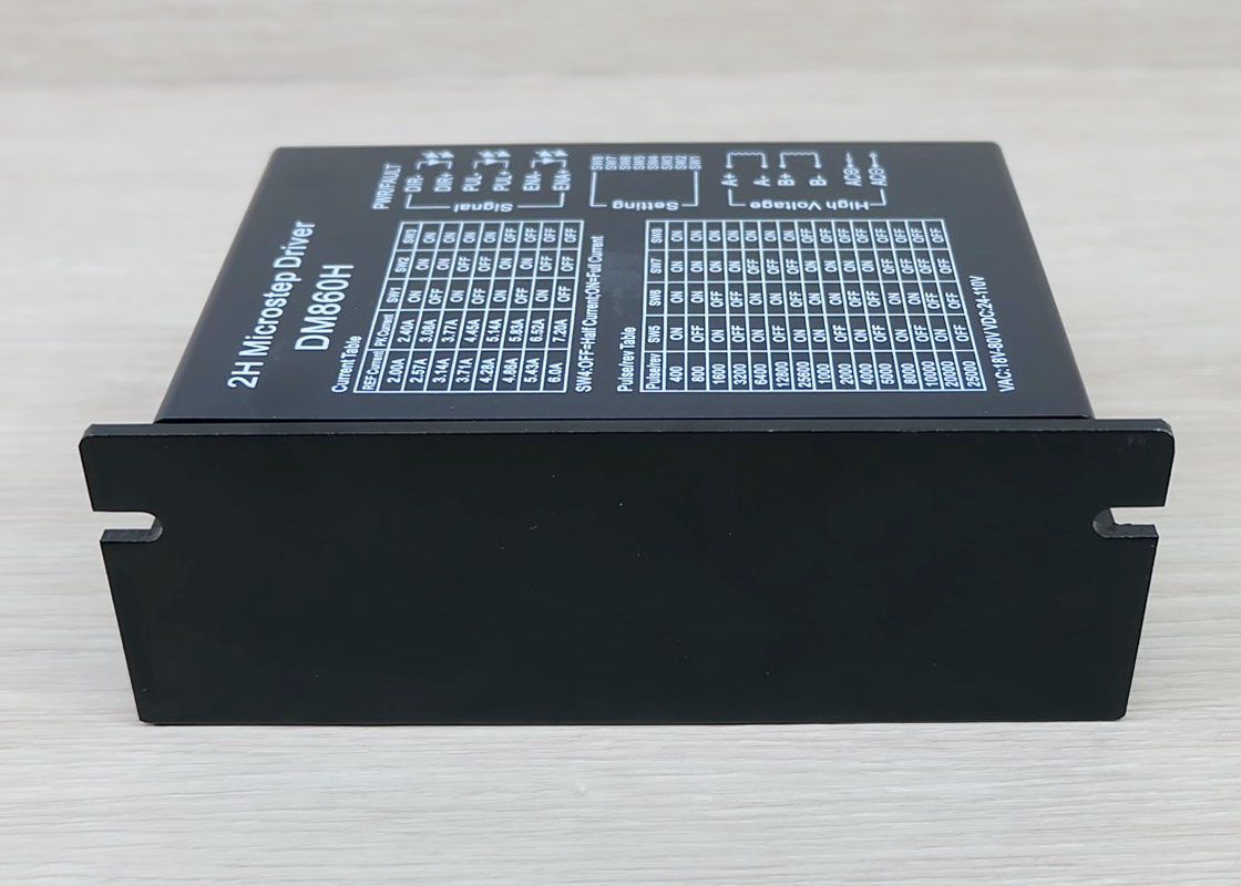 DM860H (Jiawen) Microstep Driver Peak 7.2A, 24-110 VDC / 18-80VAC 2-phase