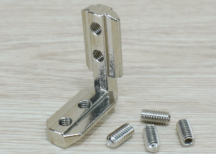 Inner Bracket 4-Hole สำหรับ Series 40 Alu Profile + น็อตยึด M6