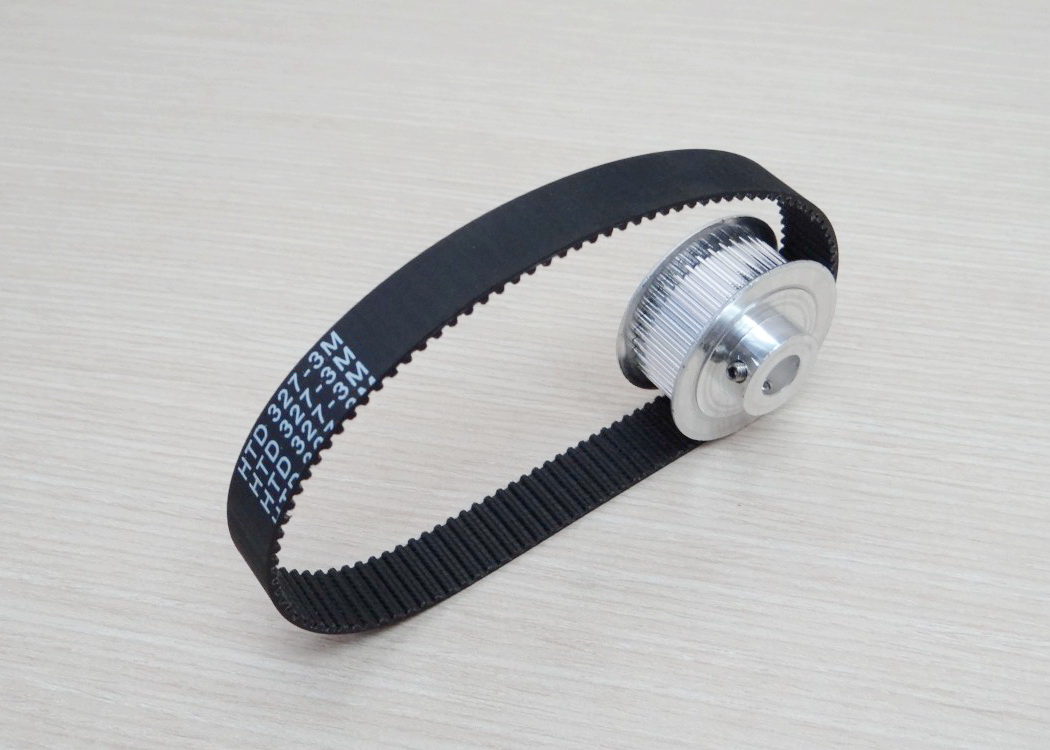 HTD-3M Width 15mm Timing Belt Closed Loop Length 639mm Rubber