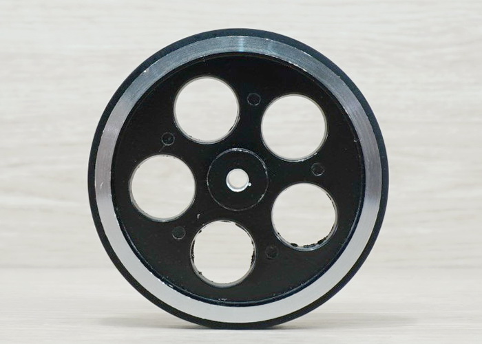 Aluminum Alloy Meter Wheel Circumference 300mm Holes 6mm