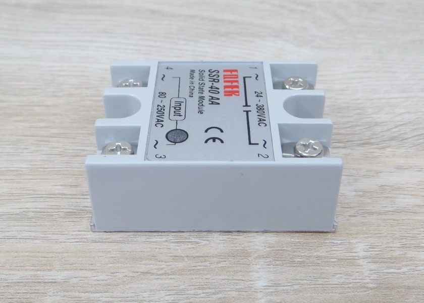 Solid State Relay SSR-40AA, 40A (24-380VAC / 80-250VAC)
