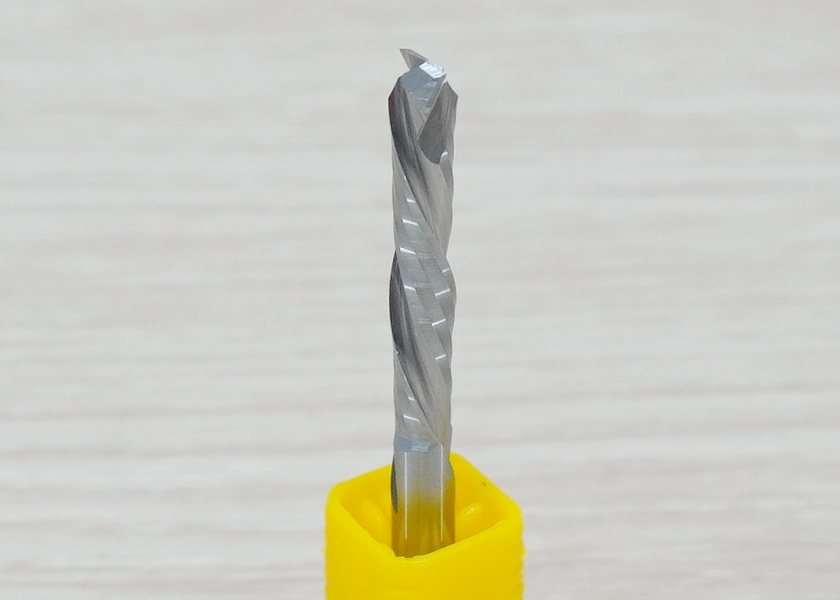Double-Edged Compound Milling Cutter 4x4x25mm Blade Spiral Carbide เกรด 3A