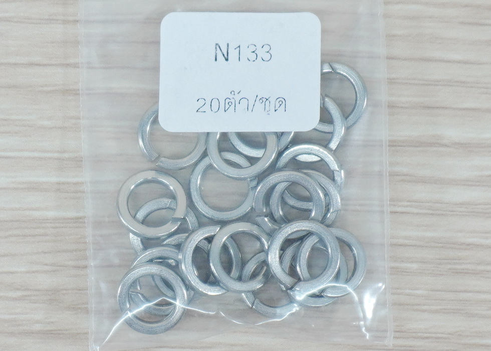 Spring washer M6 Stainless Steel 304 (20ตัว/ถุง)