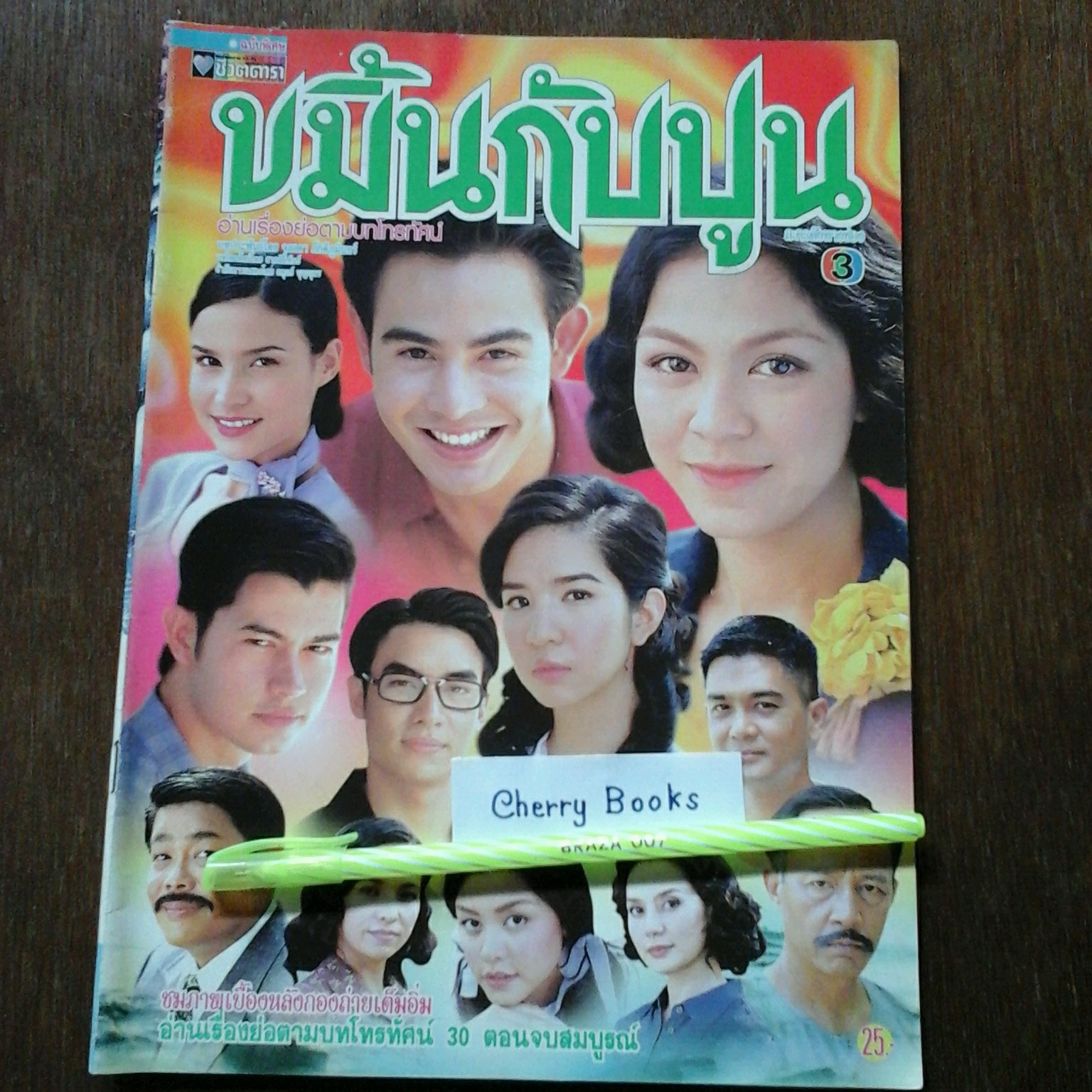 หนังสือเรื่องย่อละคร ขมิ้นกับปูน