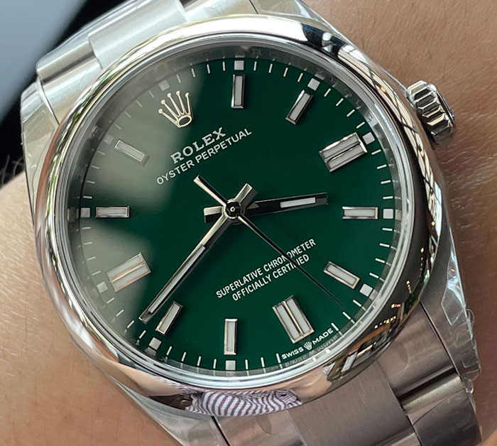 ROLEX OP36 GREEN 36 MM. VSF