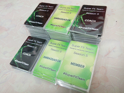 บัตรตัวอย่าง บัตรฟิตเนต บัตรยิม บัตรคลับ ออกกำลังกาย