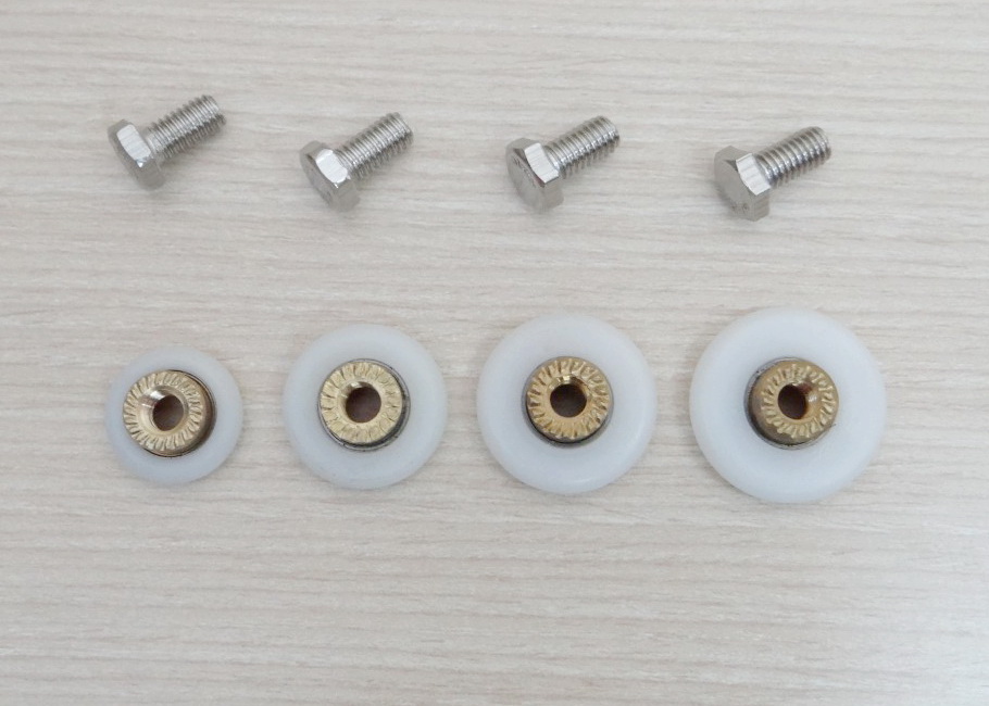 Nylon Pulley Sheave 25mm Diameter + Screw M6x12