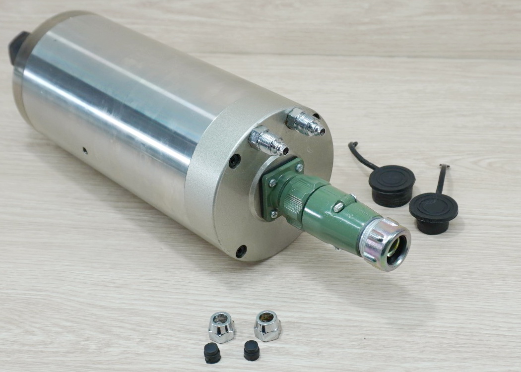 3.2 kw 220V ER20 Water Cooled Spindle Motor (4 Bearing) GDZ-100-3.2 Ø100x220 mm