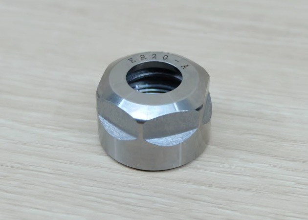 ER20A Chuck Nut - Screw M25x1.5 Silver Type-A