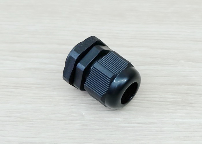 M16 (Black) Water-proof Nylon Plastic Cable Gland Connector (แพ็ค 10 ตัว)