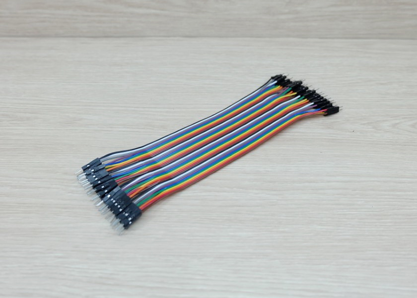 20cm Cable jumper 40P Male-Male (ผู้-ผู้)