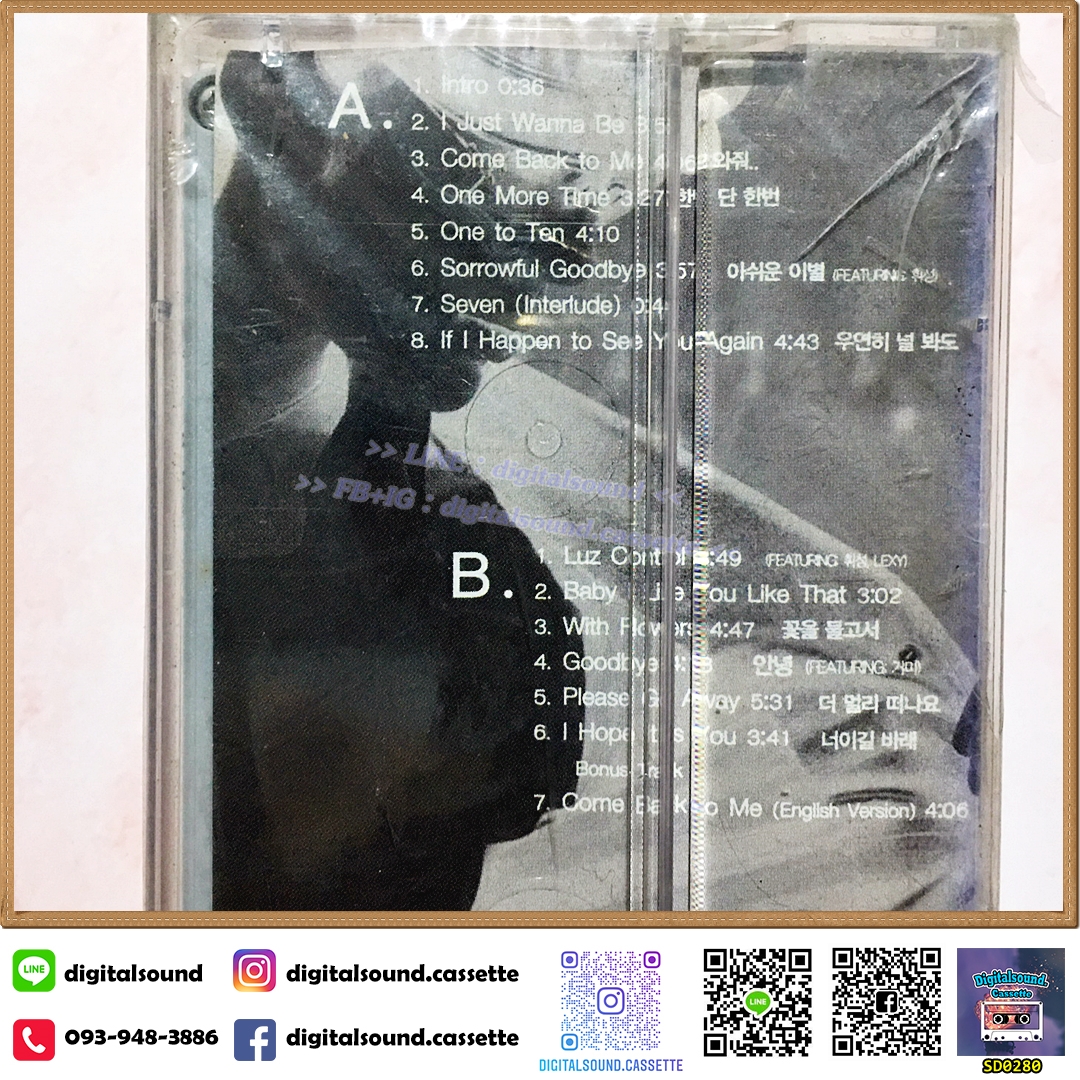 ⚠️ซีลมือหนึ่งกล่องแตก เทปคาสเซ็ท SEVEN อัลบั้ม just listen (come back to me)