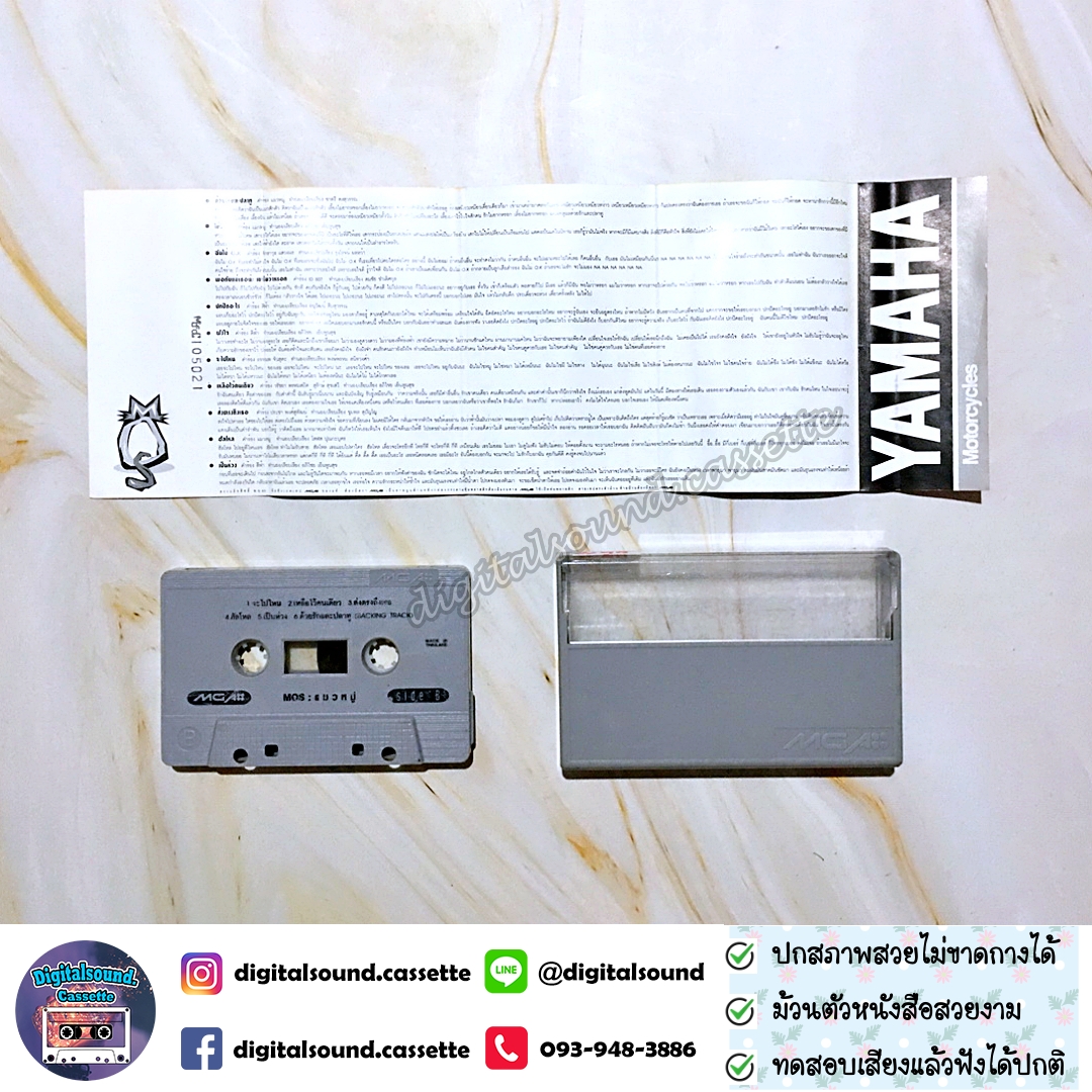 เทปคาสเซ็ท เทปเพลง มอส ปฏิภาณ ปฐวิกานต์ อัลบั้ม Mos แมวหมู่