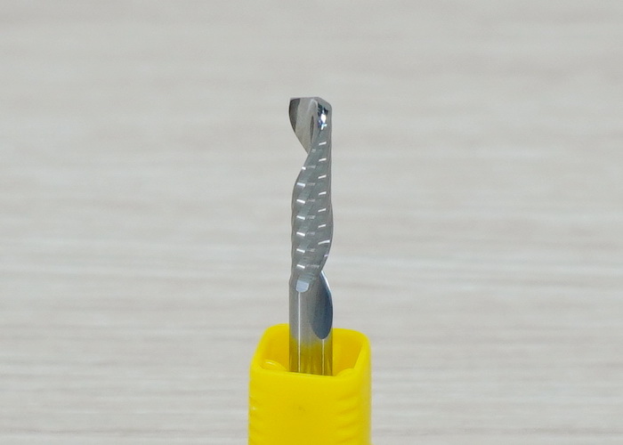 Wood/Acrylic - 4x4x17mm Single Flute Bit Carbide End Mill (SHKxCEDxCEL) เกรด 3A