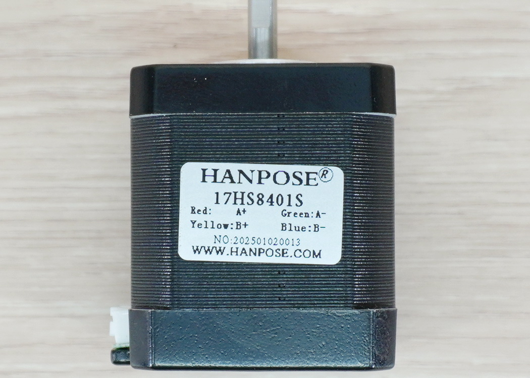 HANPOSE - Stepper Motor (Nema17) แรงบิด 52 N.cm 1.8A (17HS8401S) Black End