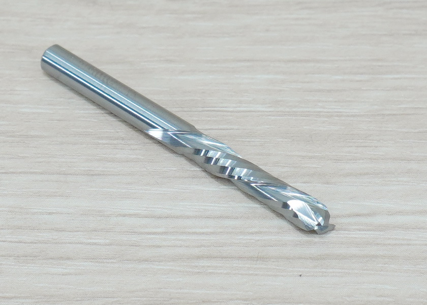 Double-Edged Compound Milling Cutter 4x4x22mm Blade Spiral Carbide เกรด 3A