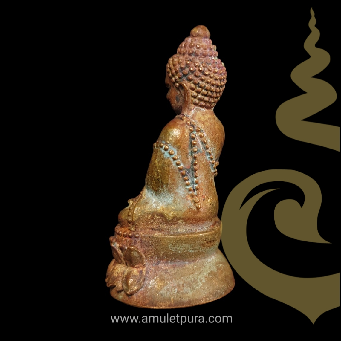 1 ใน 64 องค์ พระกริ่งมงคลมหาเศรษฐี (เนื้อมหาชนวน นำฤกษ์ ก้นอุดผง ฝังหลวงพ่อทวด) ปี64 หลวงพ่อทอง (ศิษย์เอกหลวงพ่อคูณ) วัดบ้านไร่ จ.นครราชสีมา (มีโค้ด หมายเลข2553)