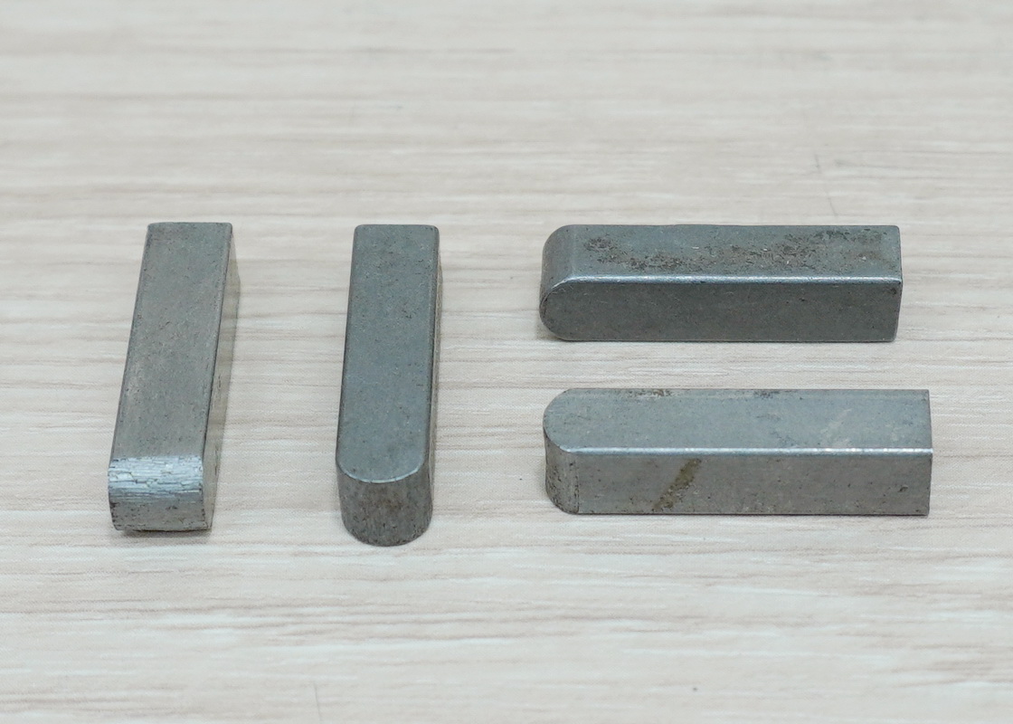 Flat Key Pin 6*6*25 Carbon Steel A-type Round Head Square (แพ็ค 4 ชิ้น)