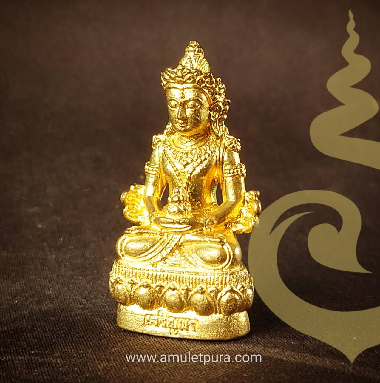 พระกริ่งเจริญพร89 (อวโลกิเตศวร) หลวงปู่คำบุ (เนื้อทองทิพย์) รุ่นบูรณะวัดกุดชมภู ปี54 หลวงปู่คำบุ วัดกุดชมภู จ.อุบลราชธานี(มีโค้ด และหมายเลขกำกับ)