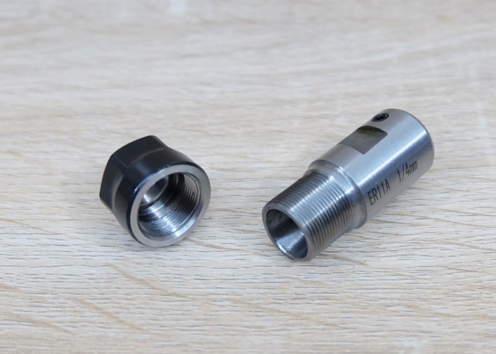 Chuck Shaft ER11 - Rod Inner Hole 6.35mm (1/4") (C16-ER11-35L)