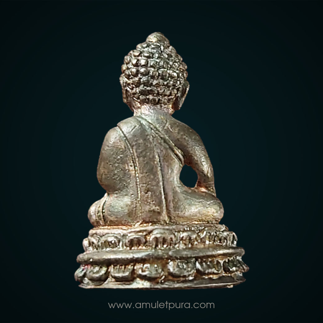 พระชัยวัฒน์เจ้าสัว (จ่อซั่ว) เนื้อเงิน สมเด็จพระญาณสังวร สมเด็จพระสังฆราช วัดบวรนิเวศวิหาร ปี37