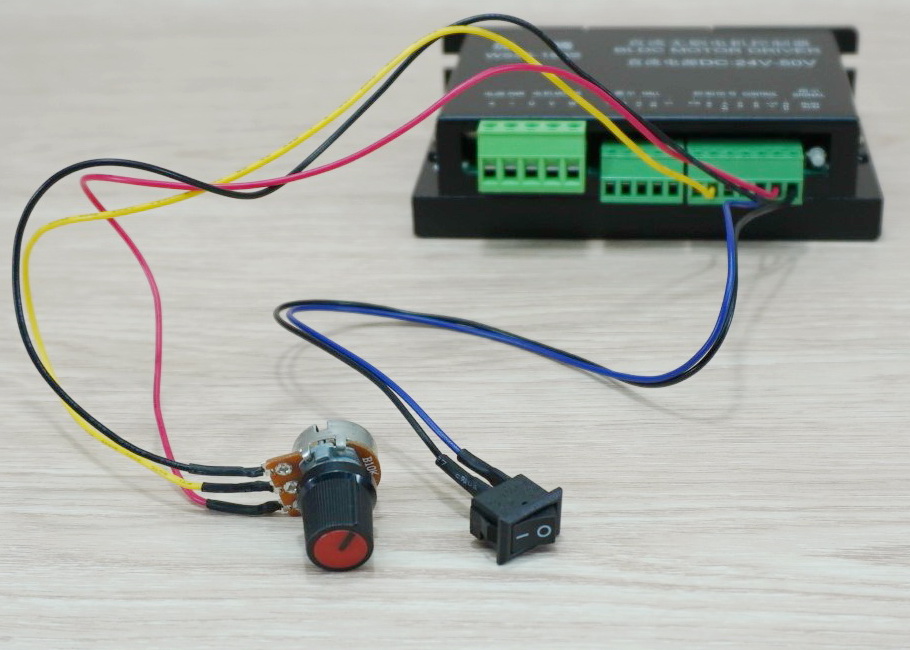 WS55-180S Brushless DC Motor Driver 600W DC24-50V Max 13A