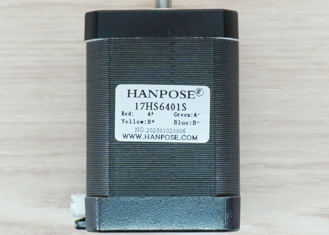 HANPOSE - Stepper motor (Nema17) แรงบิด 70 N.cm 1.7A (17HS6401S) Black End