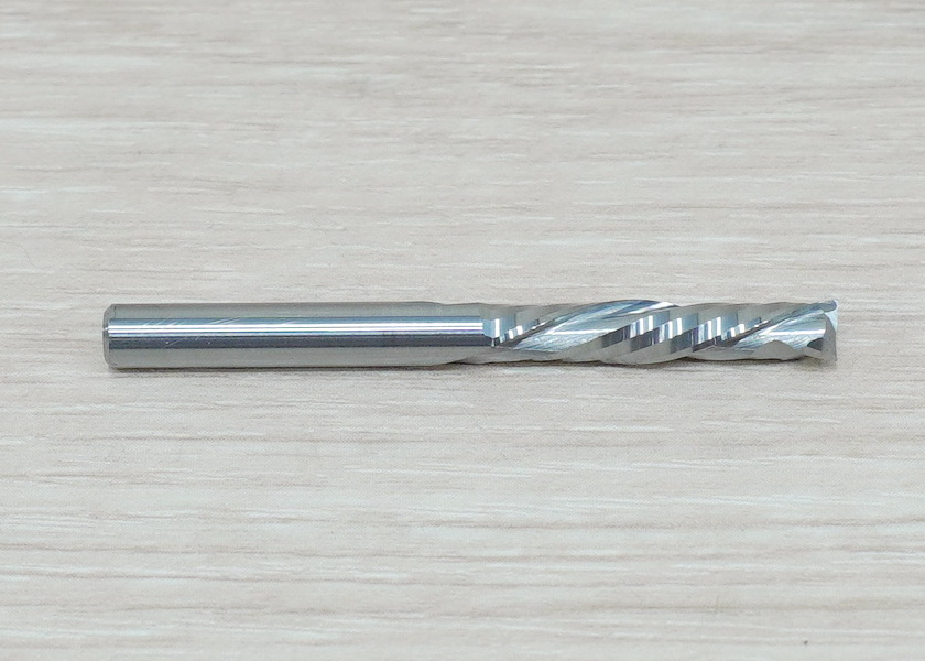 Double-Edged Compound Milling Cutter 4x4x22mm Blade Spiral Carbide เกรด 3A