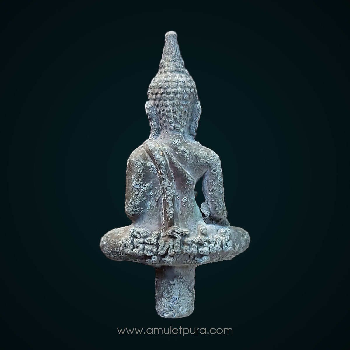 พระยอดธงปริสุทฺโธ เนื้อตะกั่วเถื่อน รุ่น 5 ท้ายิง ปี40 หลวงพ่อคูณ วัดบ้านไร่ จ.นครราชสีมา (มีโค้ด)