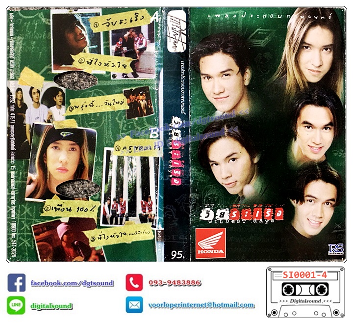 เทปคาสเซ็ท รวมศิลปิน อัลบั้ม วัยระเริง