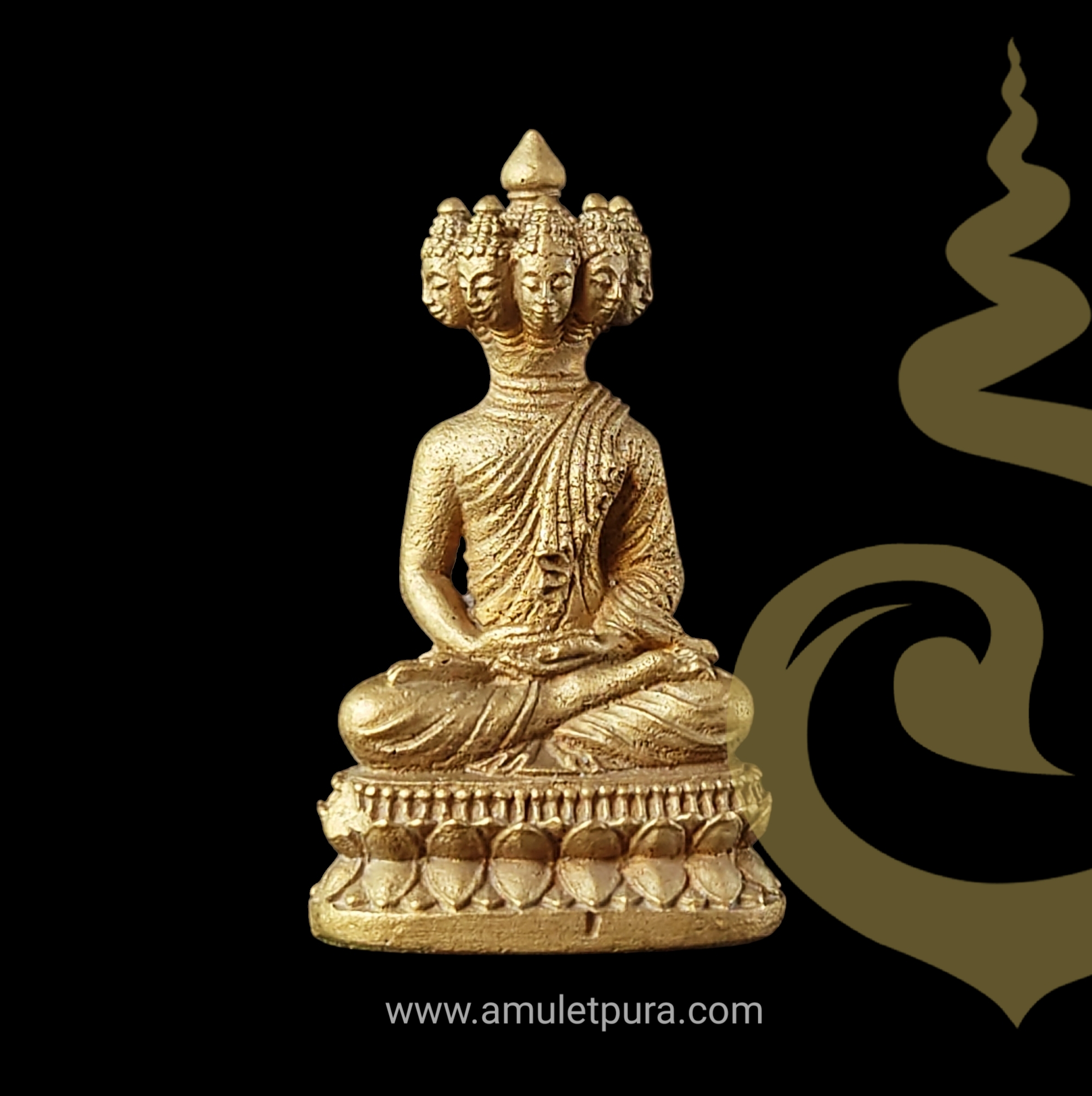 พระเศรษฐีนวโกฏิ เนื้อระฆังเก่า รุ่นแรก รุ่นแซยิด 88ปี โชค ลาภ ฟู ปี52 หลวงพ่อฟู วัดบางสมัคร จ.ฉะเชิงเทรา (ใต้ฐานอุดผง ตอกโค้ด หมายเลข 6941)