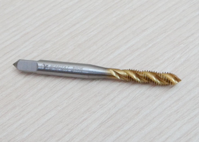 Titanium Coated Thread Tap M5 x 0.8 HSSE Screw Tap