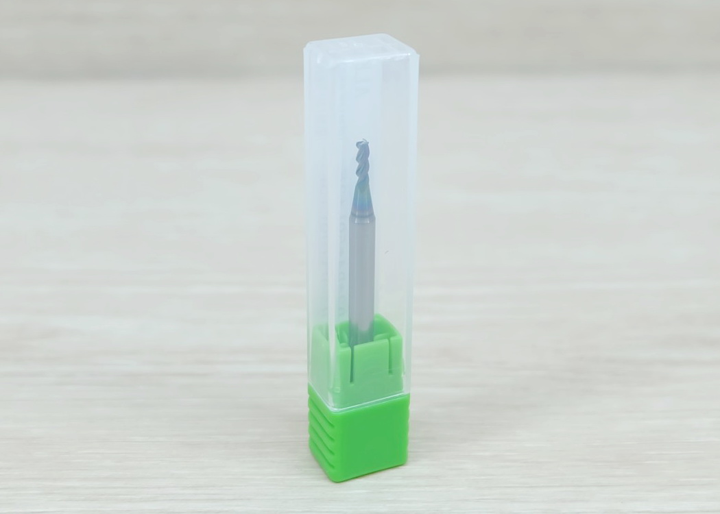 3-Flute DLC Coating 2x6x4mm 50L HRC60 High Efficiency End Mill, Shank 4MM