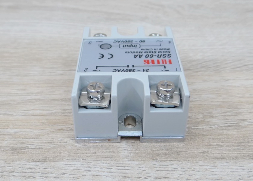 Solid State Relay SSR-60AA, 60A (24-380VAC / 80-250VAC)