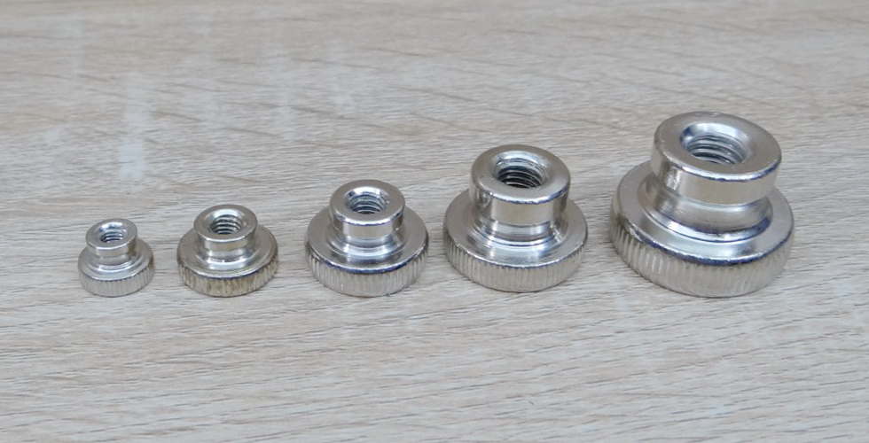 M5 knurled Nut (Nickel-plated)