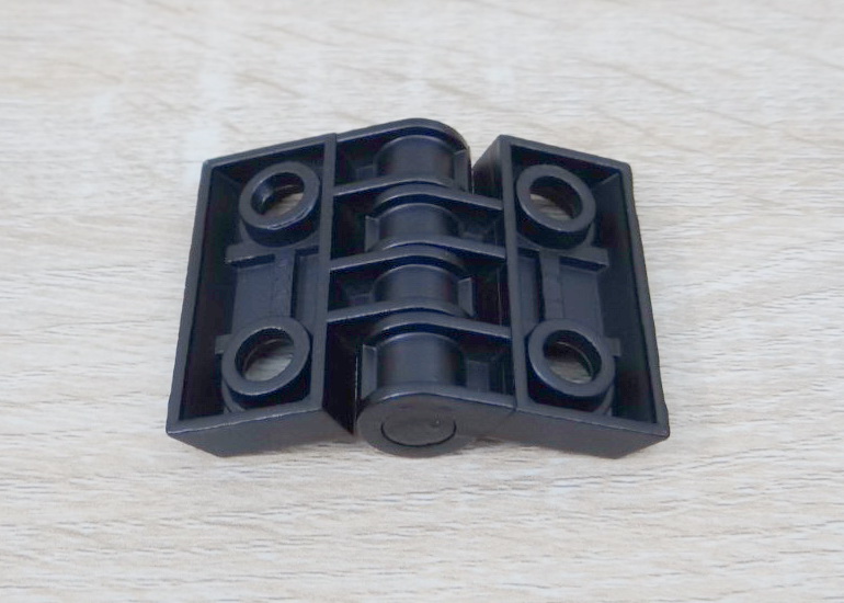 บานพับ Zinc Alloy Hinge for Alu-Profile 3030 ระยะรู 30x23 mm (สีดำ)