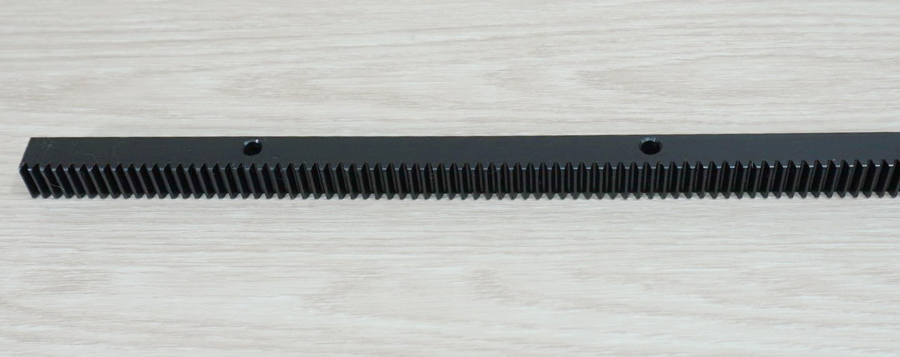 1.0 Mod 15x15x500mm Gear Rack Precision - Hole Spacing 100 mm