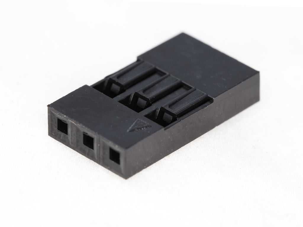 Dupont Pin Housing 2.54 mm ตัวเมีย 3 Pin (แพ็ค 50 ตัว)
