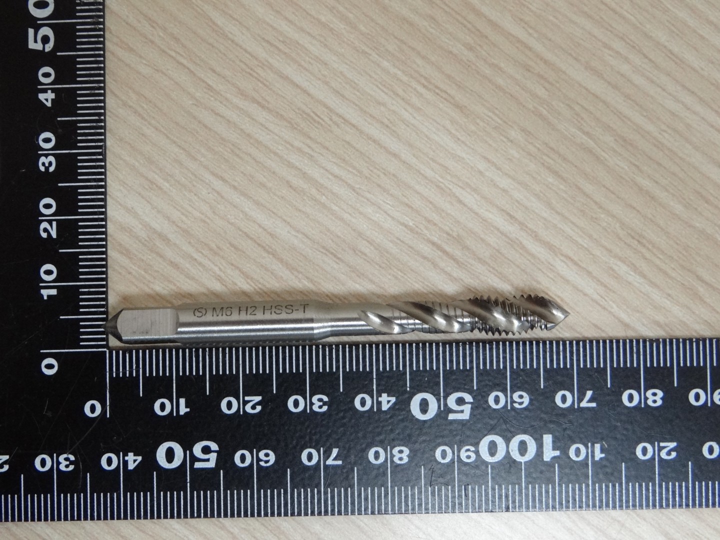 Spiral Flute Tap M6 x 1.0 HSS screw tap