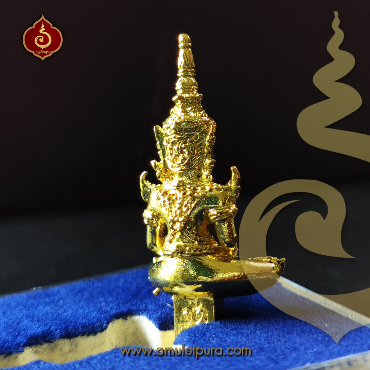 พระยอดธงมหาจักรพรรดิ์ (ชุบทอง) รุ่นรวยมากมากๆ ปี63 หลวงตาชลอ วัดศาลพันท้ายนรสิงห์ จ.สมุทรสาคร ปลุกเสก วัดท่าซุง เสาร์ 5