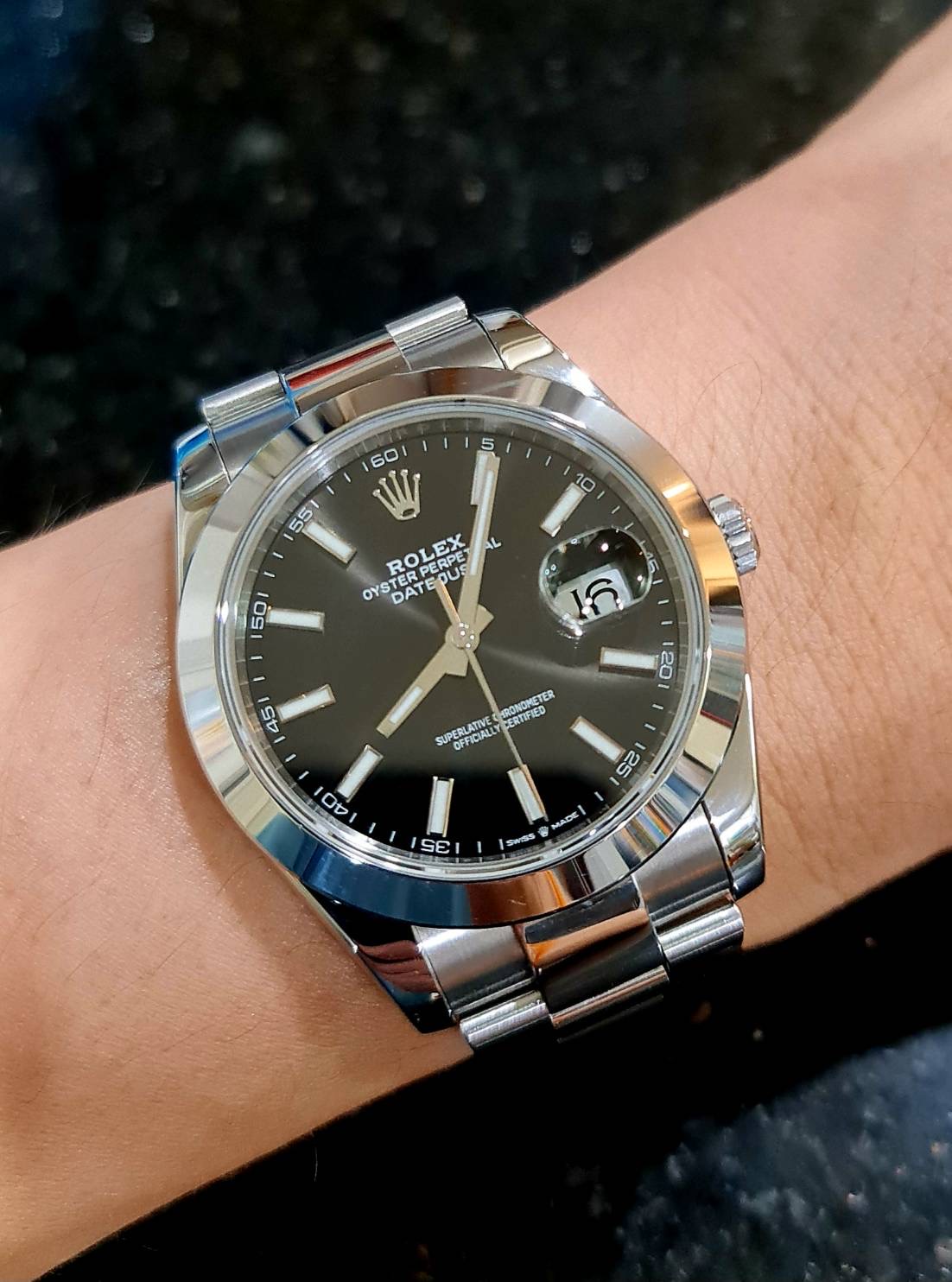 ROLEX DATEJUST41 BLACK (VSF)