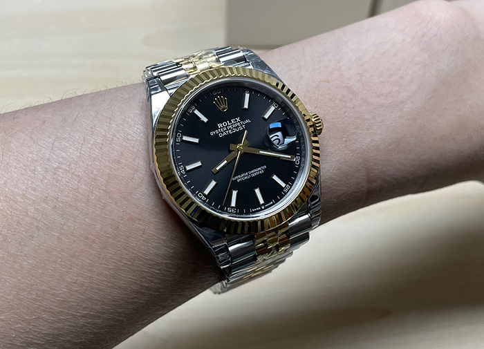 ROLEX DJ 41 MM. YELLOWGOLD VSF