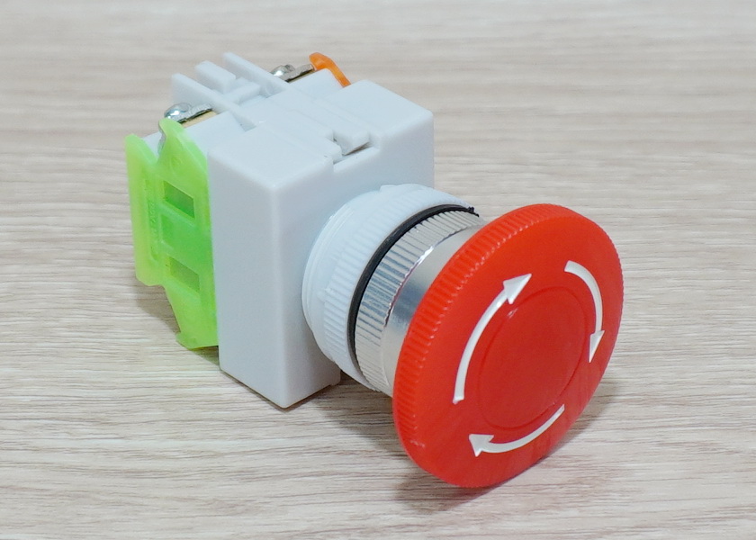 LAY37-11ZS Emergency Stop Push Button Switch Y090 (1NO/1NC) AC660V(Max) 10A