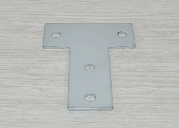 T-Shaped Steel Joint Plate 4-Hole สำหรับ Series 40 Alu-Profile