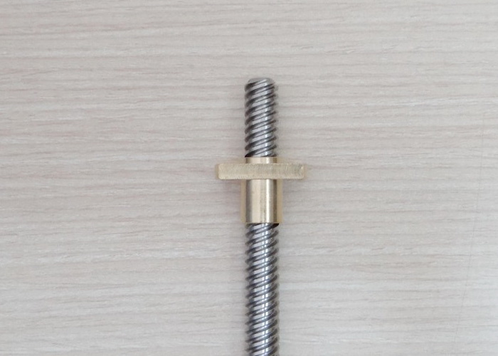 TR8 Copper Nut Dia 8mm (Lead 4mm)