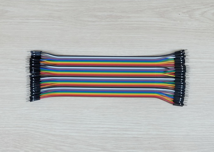 20cm Cable jumper 40P Male-Male (ผู้-ผู้)