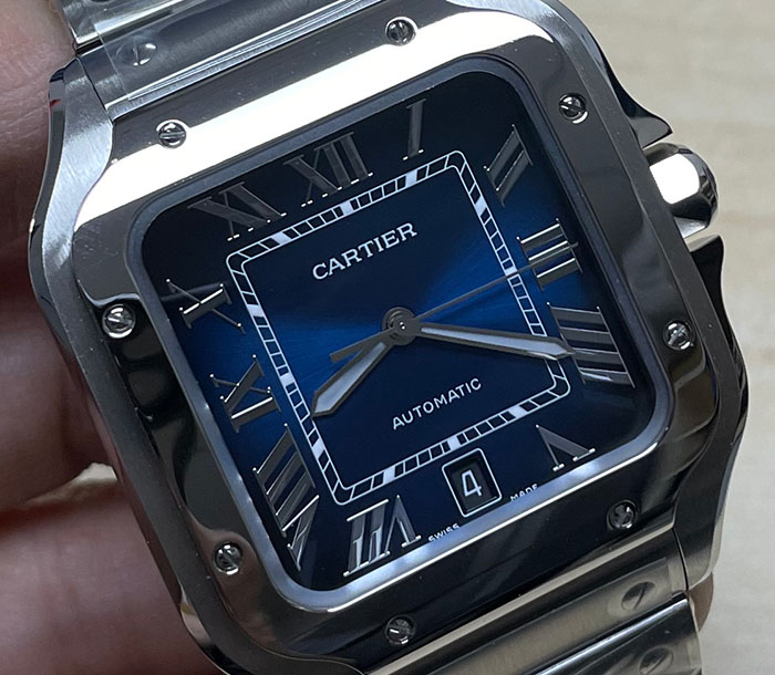 SANTOS 40 MM. BVF ( แถมสายหนังเพิ่มให้ 1 ชุด )