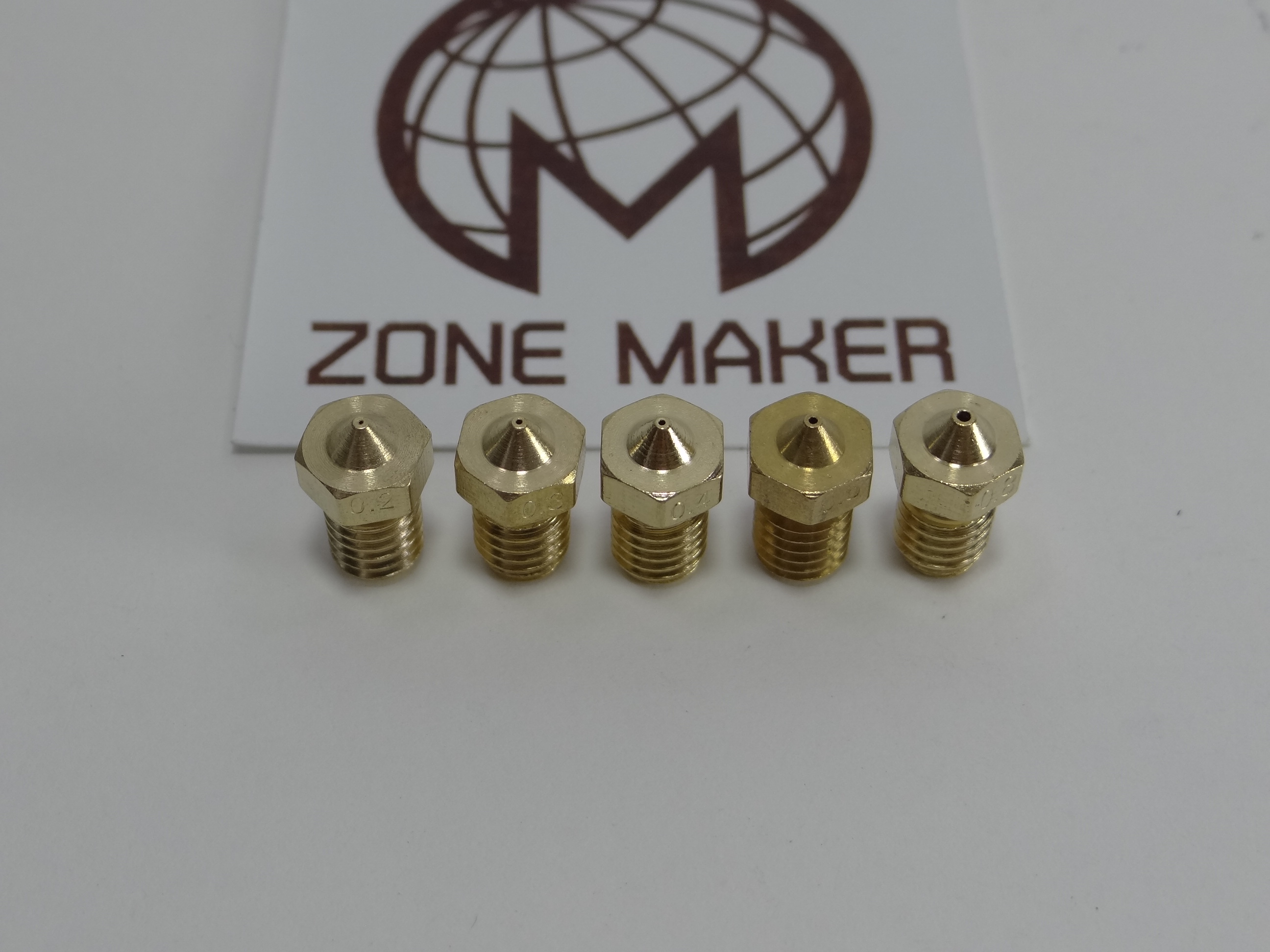 0.3mm J-Head brass nozzle extruder M6 for 3D printer