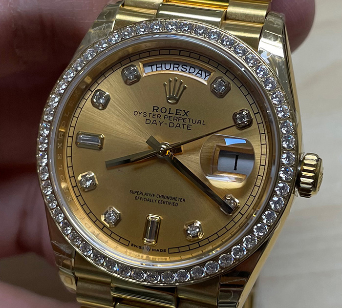 ROLEX DAY-DATE 36 MM. YELLOWGOLD ( EWF )