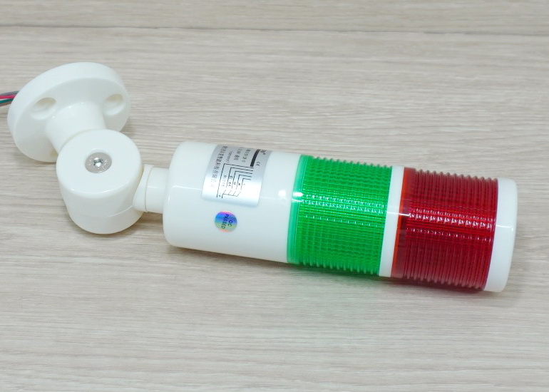 LED 12-24V DC (BEM-X-50-2K-D) Stack Alarm LED Indicator Lamp (Red, Green, มีเสียง กระพริบ)